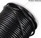 Rubber Cord 27 Yards 1/8" Dia Black Solid Tubing for DIY Craft Making
